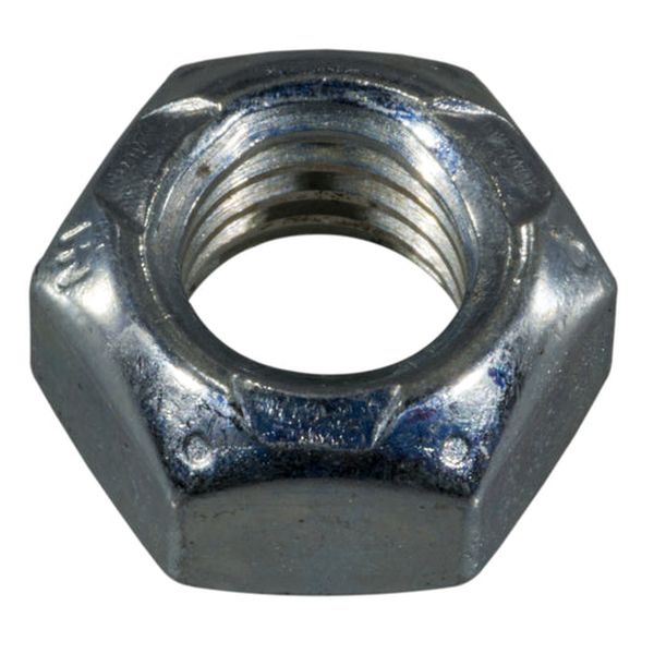 7/16"-14 Zinc Plated Grade 2 Steel Coarse Thread Lock Nuts