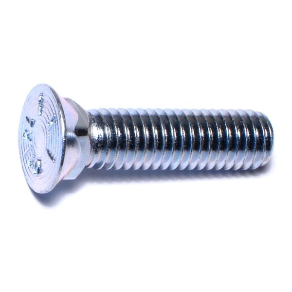7/16"-14 x 1-3/4" Zinc Plated Grade 5 Steel Coarse Thread Repair Head Plow Bolts