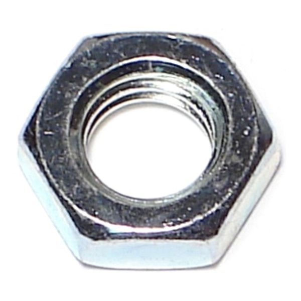 7/16"-14 x 25/32" Zinc Plated Steel Coarse Thread Hex Jam Nuts