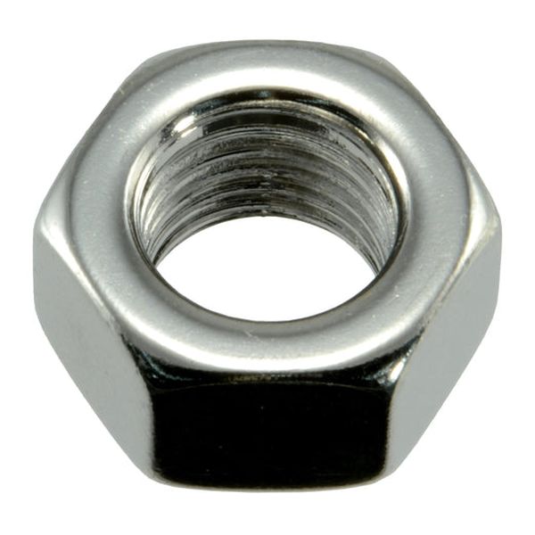 7/16"-20 Polished 18-8 Stainless Steel Grade 5 Fine Thread Hex Nuts