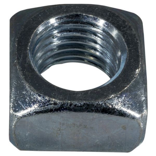 7/8"-9 Zinc Plated Steel Coarse Thread Square Nuts