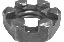 Imported Fasteners, Hex Slotted Nut-Jam, Fasteners, Nuts