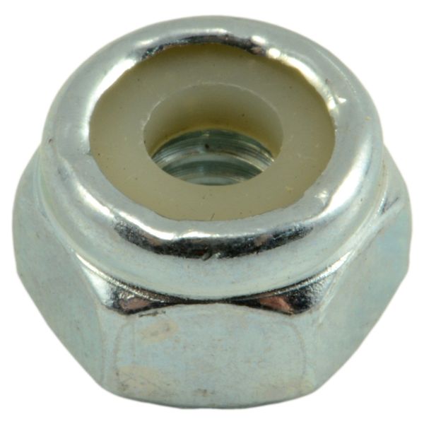 #8-32 Zinc Plated Grade 2 Steel Coarse Thread Nylon Insert Lock Nuts