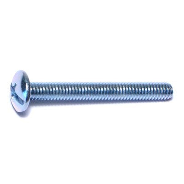 #8-32 x 1-1/2" Zinc Plated Steel Coarse Thread Combo Truss Head Machine Screws