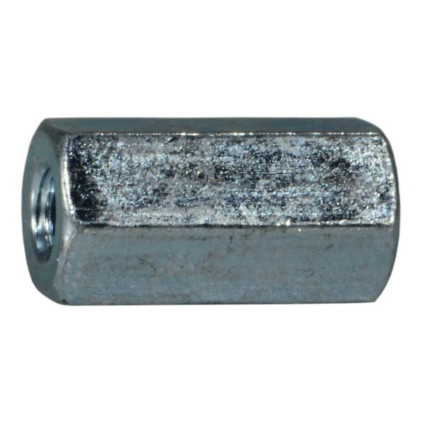 #8-32 x 1/2" Zinc Plated Steel Coarse Thread Coupling Nuts