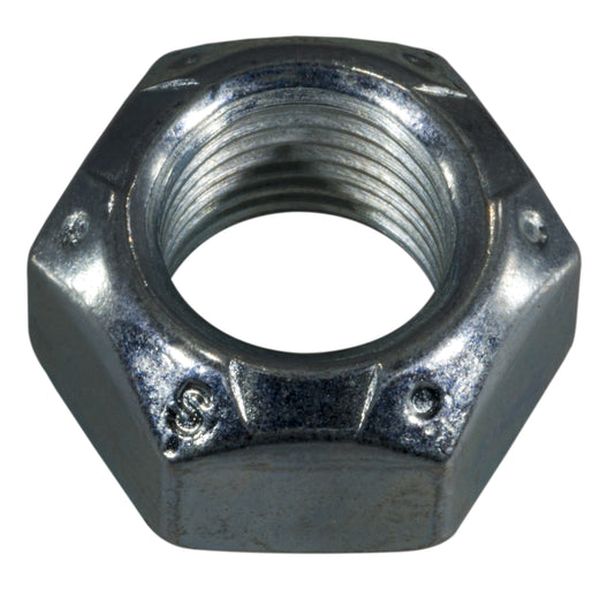 9/16"-18 Zinc Plated Grade 2 Steel Fine Thread Lock Nuts