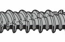 Imported Fasteners, Stainless Steel Slotted Hex Washer Concrete Screws, Fasteners, Anchors