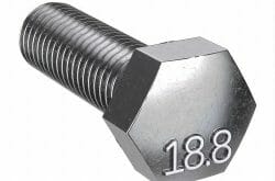 Imported Fasteners, 18-8 Stainless Steel Hex Head Cap Screws, Fasteners, Bolts